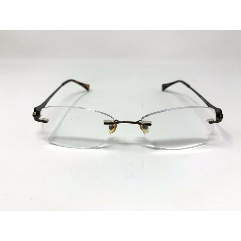 Boutique TOTALLY RIMLESS Eyeglasses Frames TR 169 Brown 52 [] 17 135